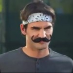 Roger Federer porte la moustache
