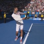 Novak Djokovic imite Boris Becker