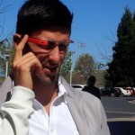 Djokovic test les Google Glass