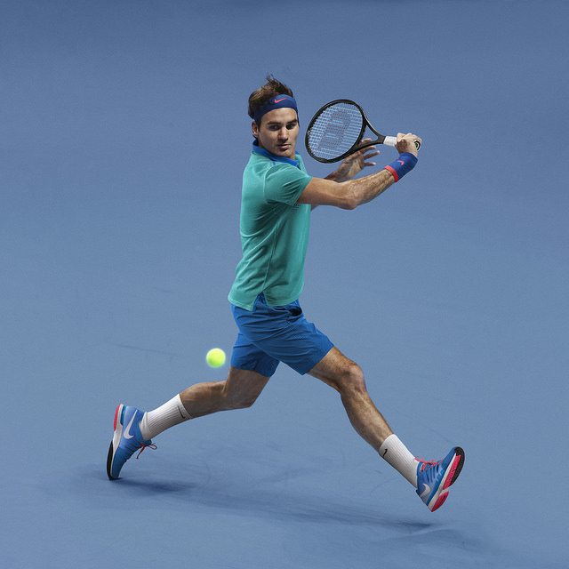 ©Nike. Roger Federer tenues Nike US OPEN 2014