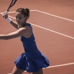 Alizé Cornet habillée pour Roland-Garros