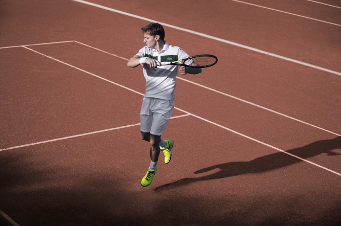 Tenue David Goffin Roland-Garros 2015 ©Lacoste