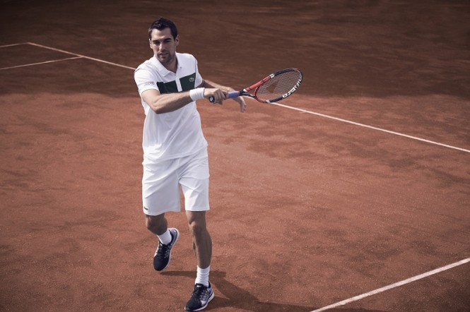 Tenue Jérémy Chardy Roland-Garros ©Lacoste