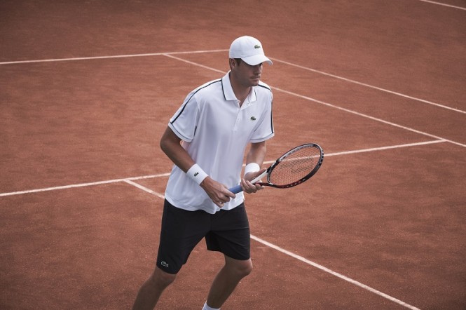 Tenue John Isner Roland-Garros 2015 ©Lacoste