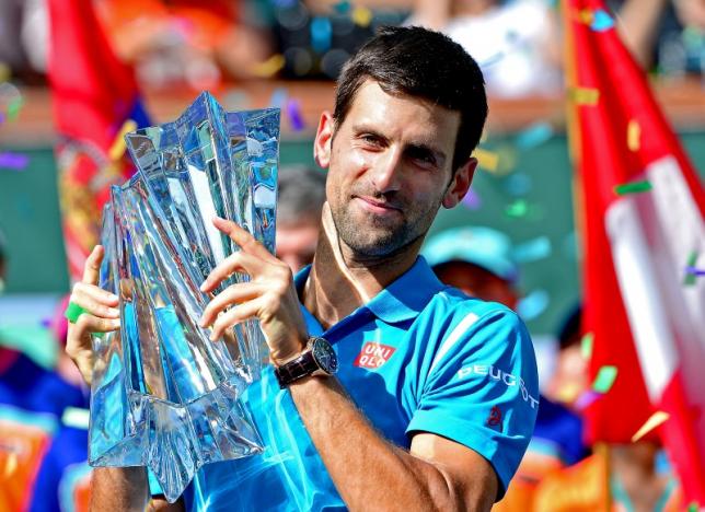 Novak Djokovic vainqueur à Indian Wells. ©BNPPARIBASOPEN 