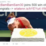 500e victoire pour Samantha Stosur 