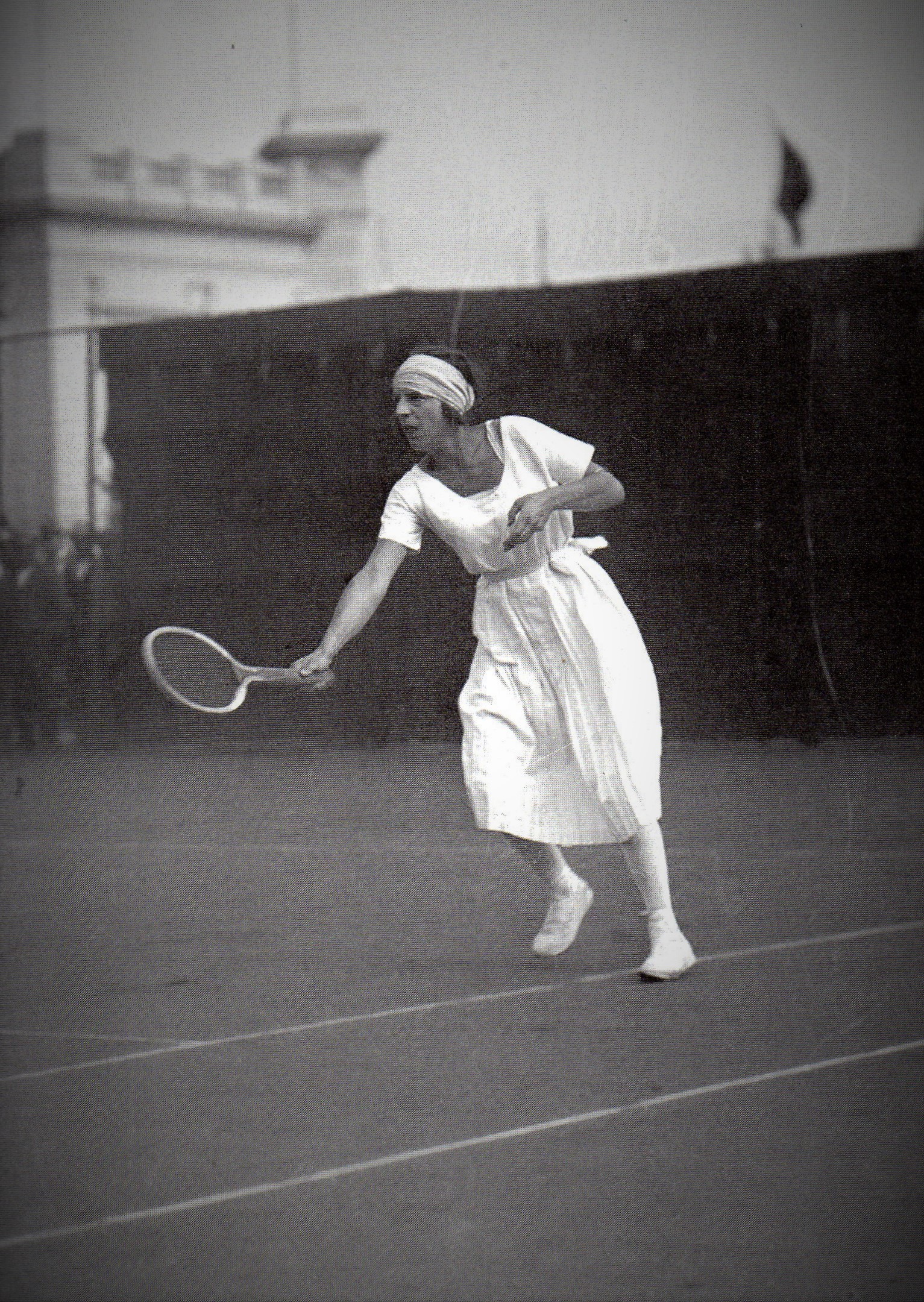 Suzanne Lenglen lors des Jeux Olympiques d'Anvers en 1920. / ©PresseSports
