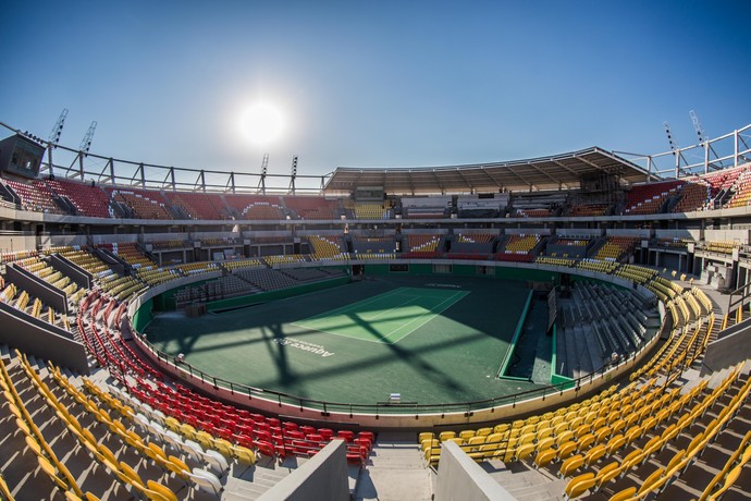 Le court central du centre olympique de tennis. / ©Rio2016