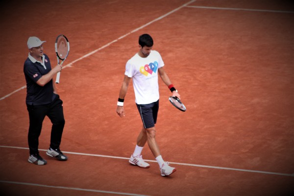 Novak Djokovic change son équipe / @SoTennis