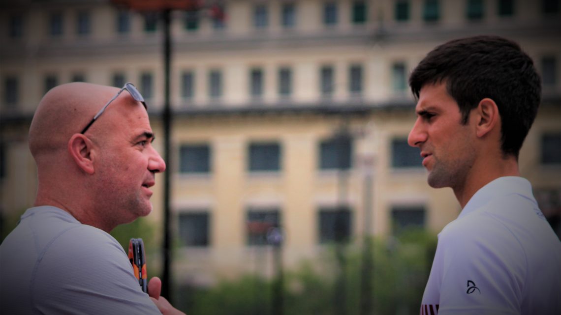 Andre Agassi et Novak Djokovic, c’est fini Andre Agassi et Novak Djokovic, c’est fini
