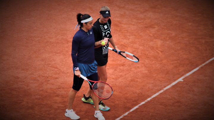 Caroline Garcia et Kristina Mladenovic en finale
