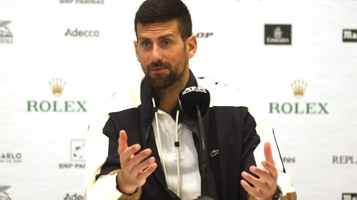 Novak Djokovic : «J’ai beaucoup aimé la manière dont j’ai frappé dans la balle»