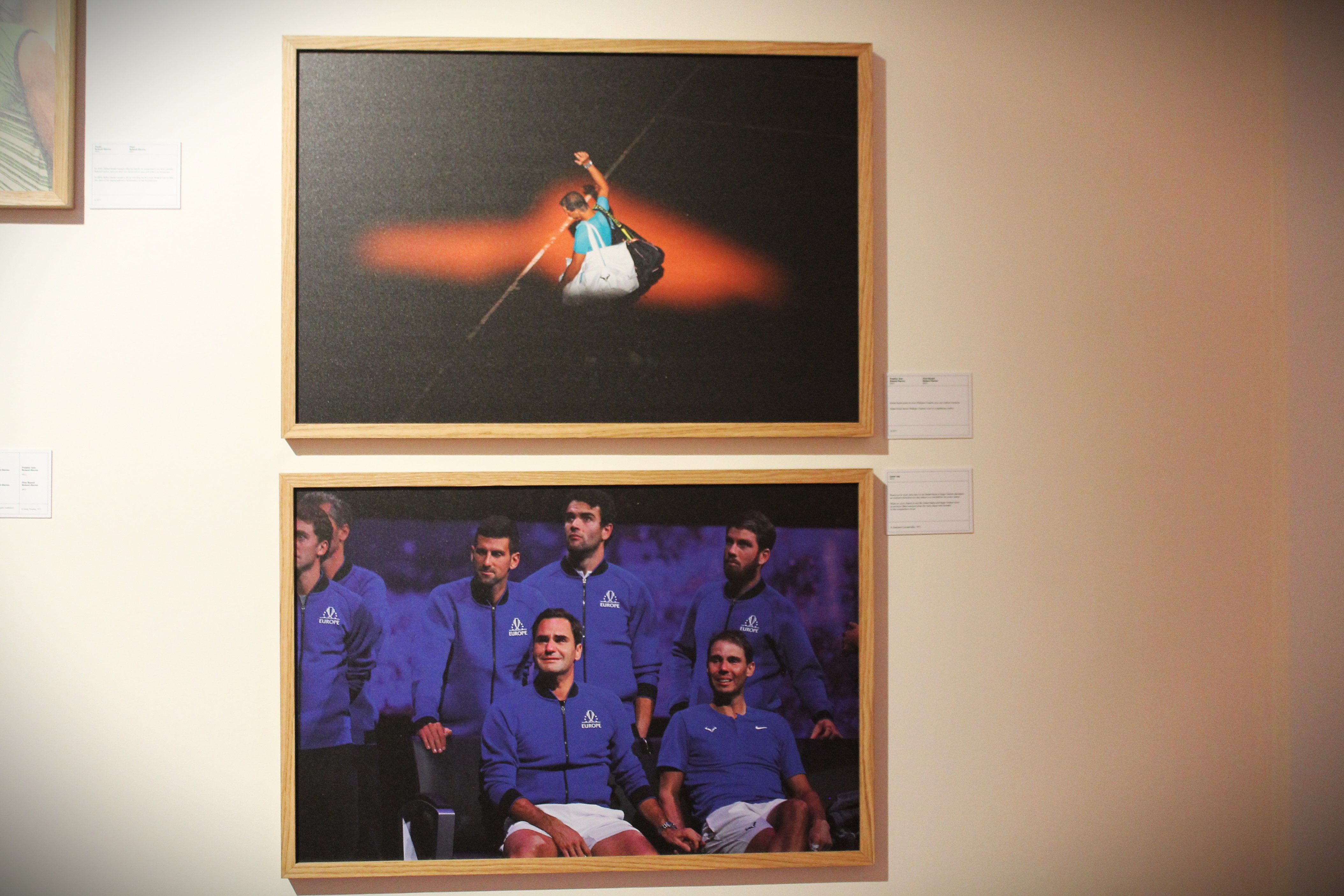 Rafa lors de la Laver Cup avec Roger Federer en 2022 et à Roland-Garros en 2024