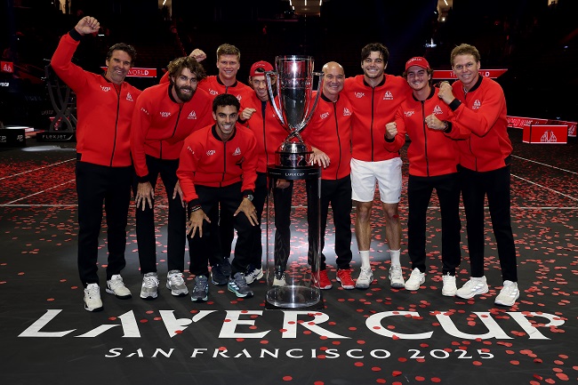 L’équipe monde remporte la Laver Cup 2025 L’équipe monde remporte la Laver Cup 2025