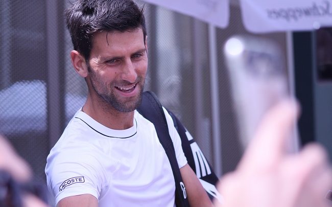 Novak Djokovic de retour à Adélaïde