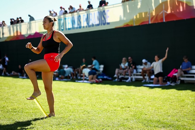 Aryna Sabalenka : «Je me sens très forte physiquement»