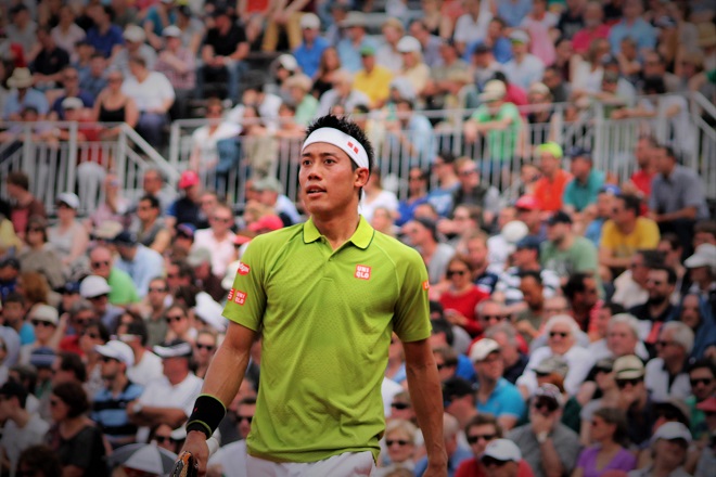 Kei Nishikori dit stop